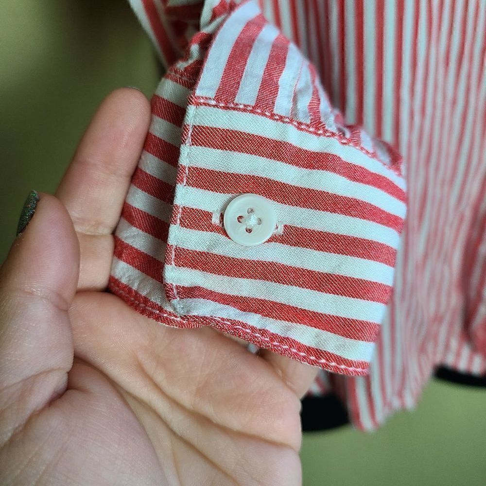 BeachLunchLounge Striped Button Up  - Picture 4 of 9